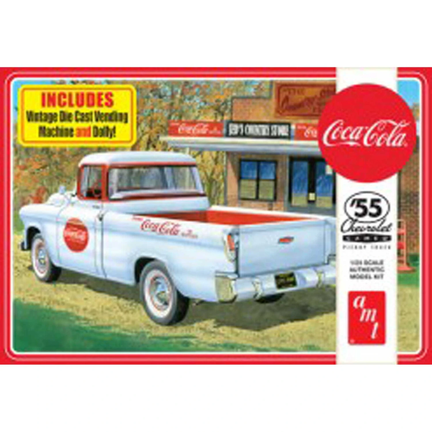 AMT 1/25, 1955 Chevy Cameo Pickup Coca-Cola, Model Kit 3 AMT 1/25, 1955 Chevy Cameo Pickup Coca-Cola, Model Kit