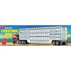 AMT 1/25 Wilson Livestock Van Semi Trailer Model Kit
