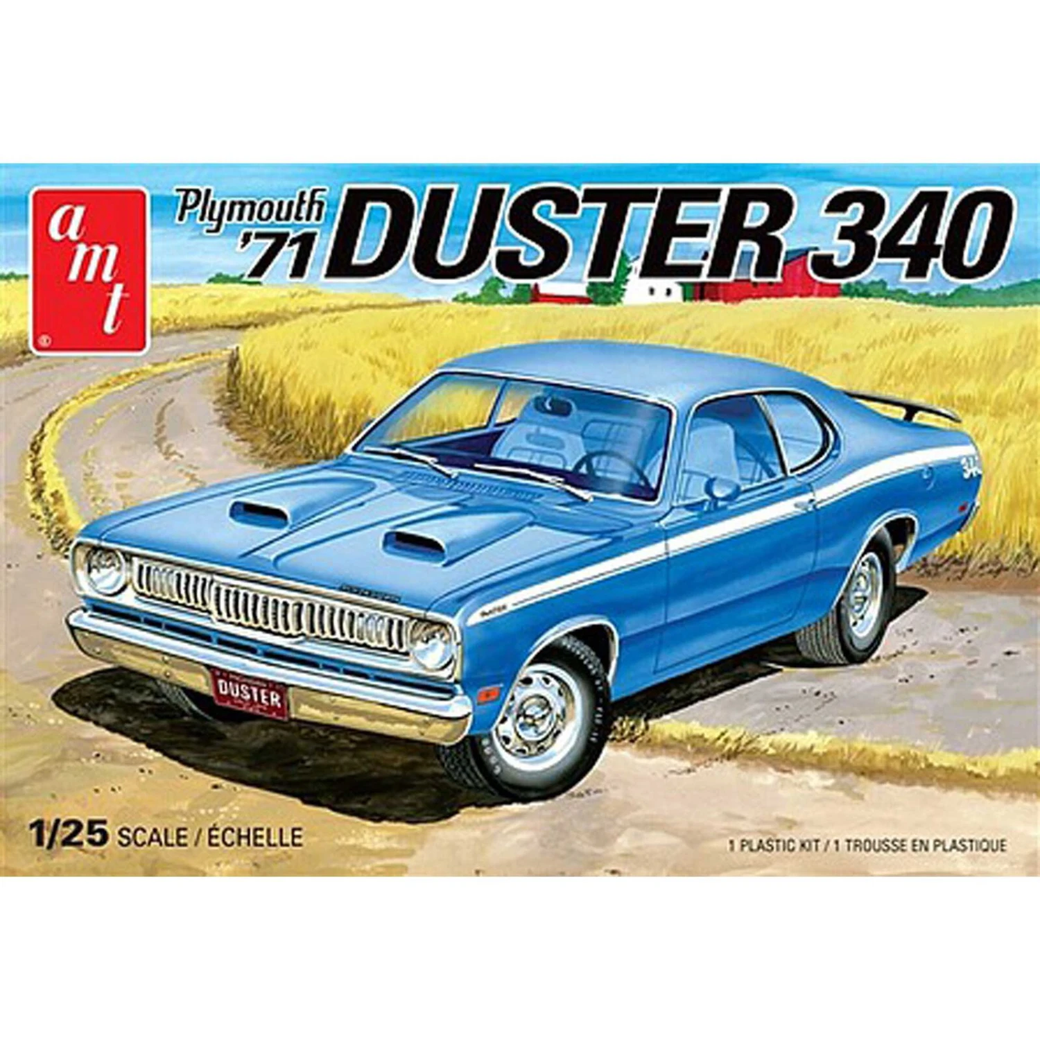 AMT 1/25, 1971 Plymouth Duster 340, Model Kit 3 AMT 1/25, 1971 Plymouth Duster 340, Model Kit