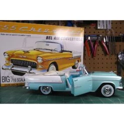 AMT 1/16 1955 Chevy Bel Air Convertible Model Kit -Precision Models Store AMT1134 A4 KHET44NK