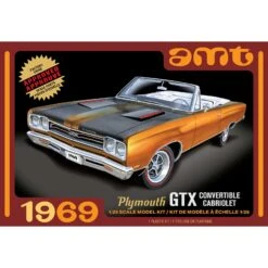 AMT 1/25 1969 Plymouth GTX Convertible, Model Kit