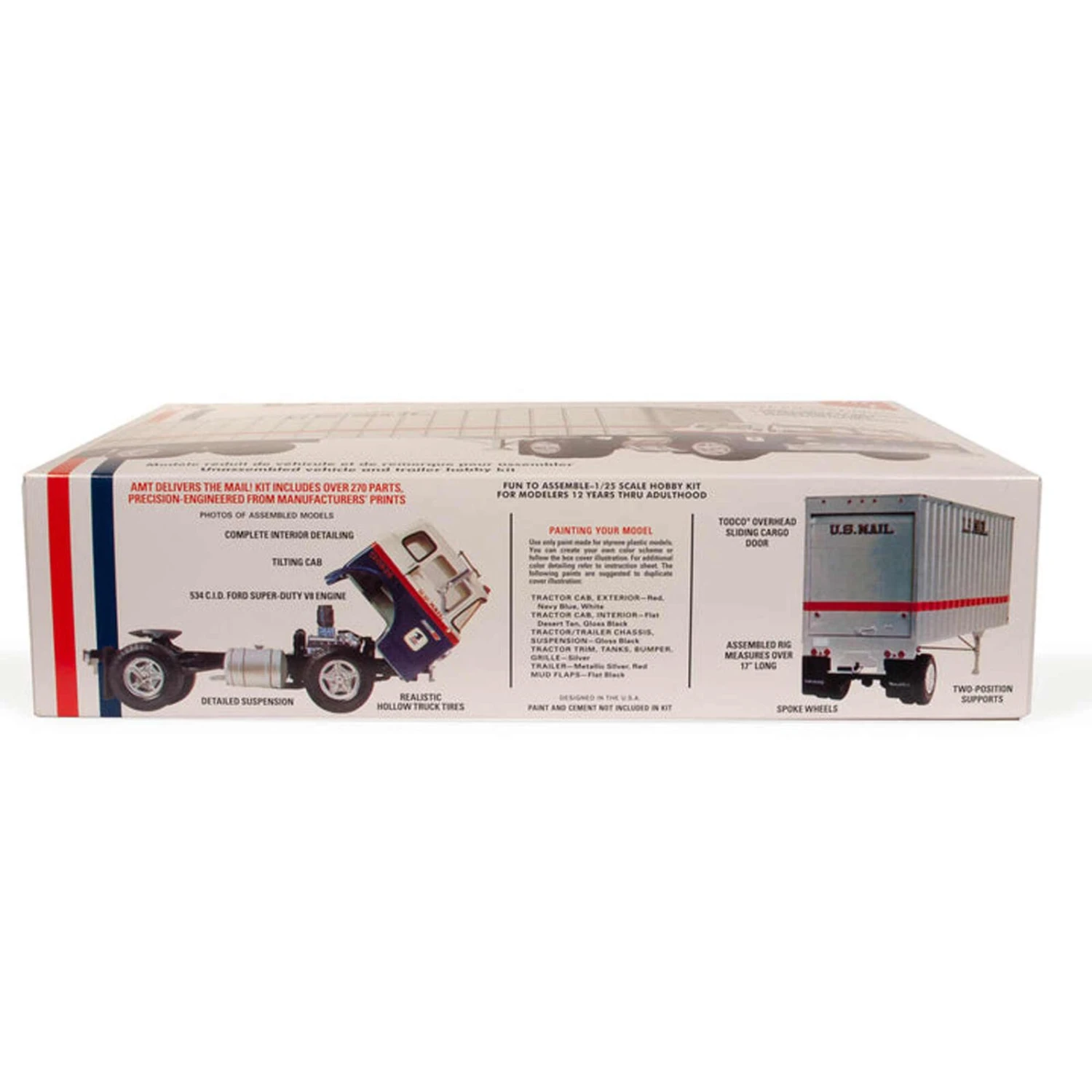 AMT 1/25 Ford C900 US Mail Truck With USPS Trailer 5 AMT 1/25 Ford C900 US Mail Truck With USPS Trailer - Image 3