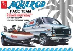 Aqua Rod Race 75 Chevy Van Race Boat Trailer 1/25