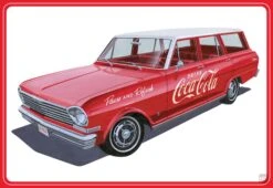 1963 Chevy II Nova Wagon W/ Crates Coke 1/25