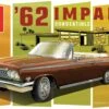 1962 Chevy Impala Convertible 1/25 -Precision Models Store amt1355m 12 1962 chevy impala convertible packaging lid