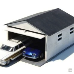 Mini Garage Snap Kit 1/64 -Precision Models Store amt1361 garage buildup 3 scaled 1